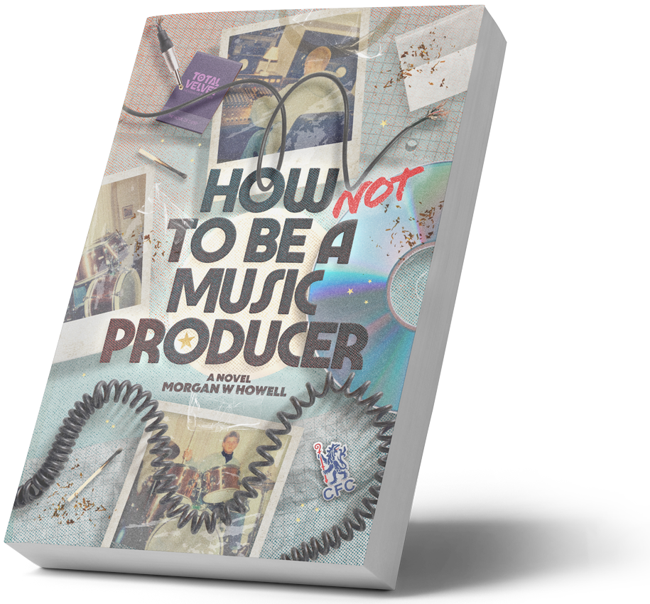 How Not To Be A Music Producer - Book Cover Mockup